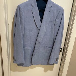 Blue tweed like blazer